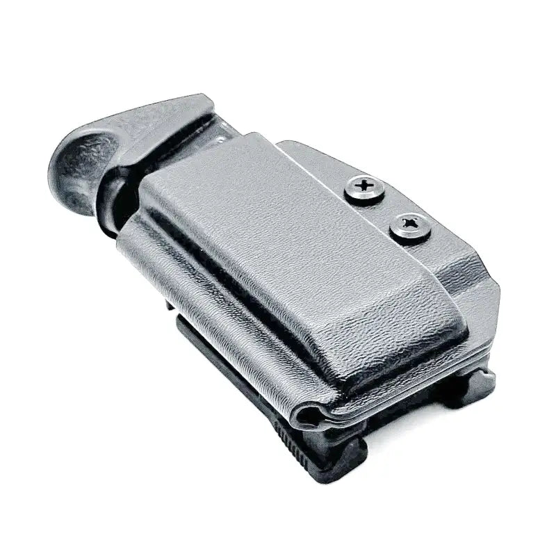 Black plastic gun holster for H&K 9/40 OWB Magazine Pouch by Four Brothers Holsters