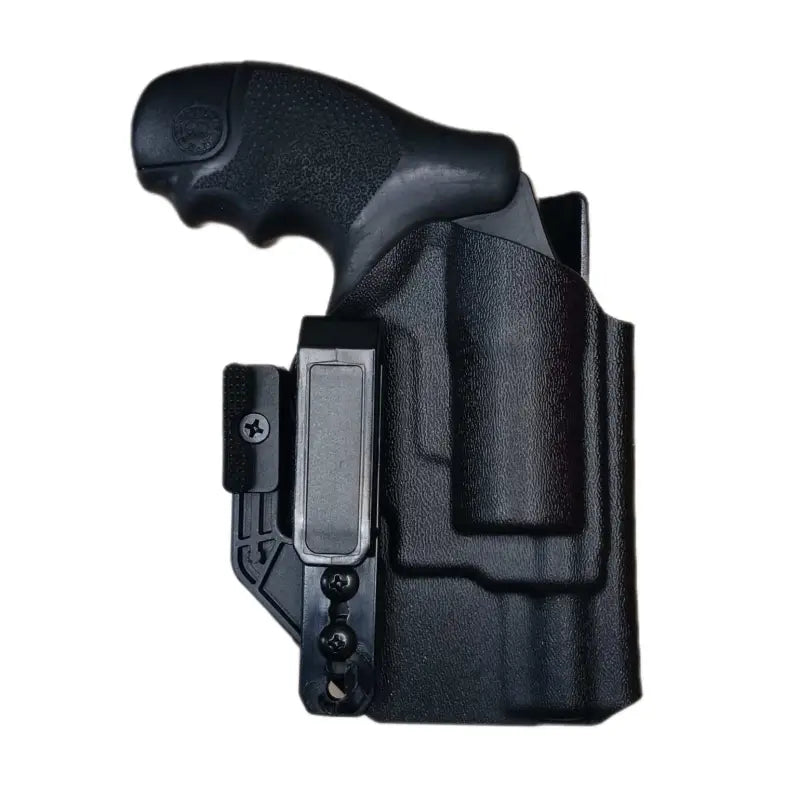 Black polymer IWB holster for J-Frame Revolver, designed for professional grade performance