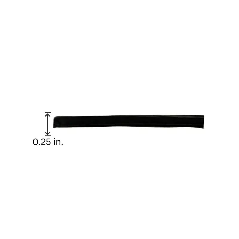 Black rubber strip with dimension indicator for Ultra-Lightweight Flexible Backpack Armor Level IIIA