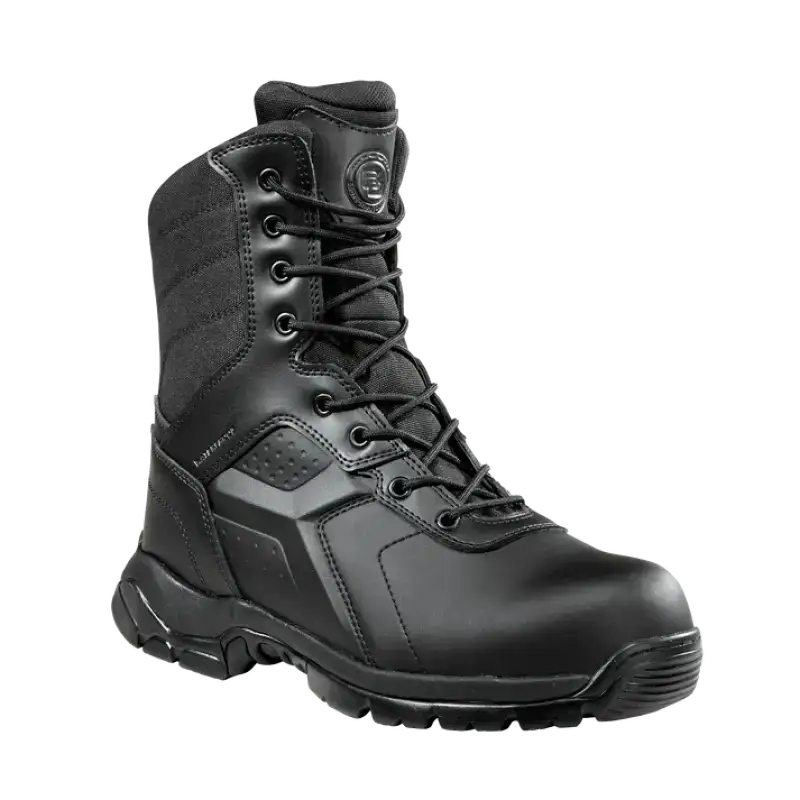 Black Diamond Side Zip Safety Toe Boots, waterproof tactical boot with composite safety toe