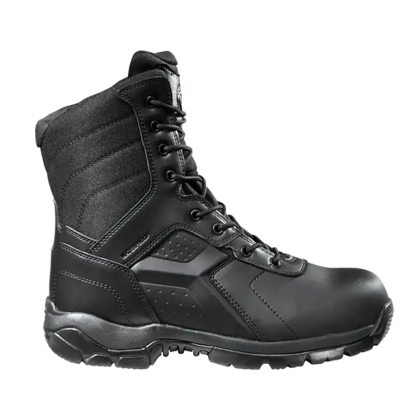 Black Diamond Side Zip Safety Toe Boots, waterproof tactical boot with composite safety toe