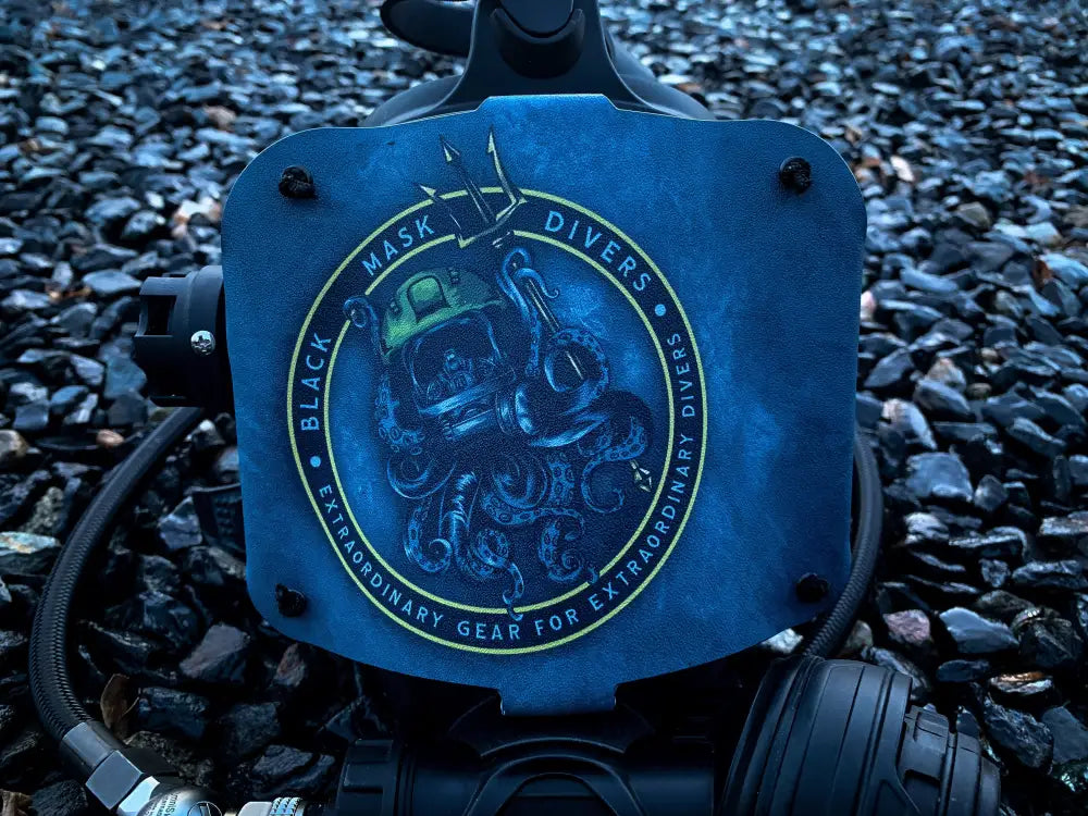 Blue scuba diving regulator for first responders firefighter police available in BA SHIELDS FFM Shield