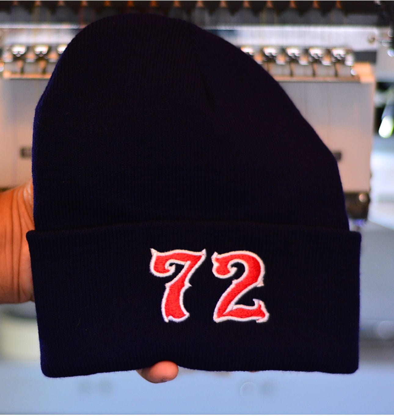 Station Number - Two Color - Beanie