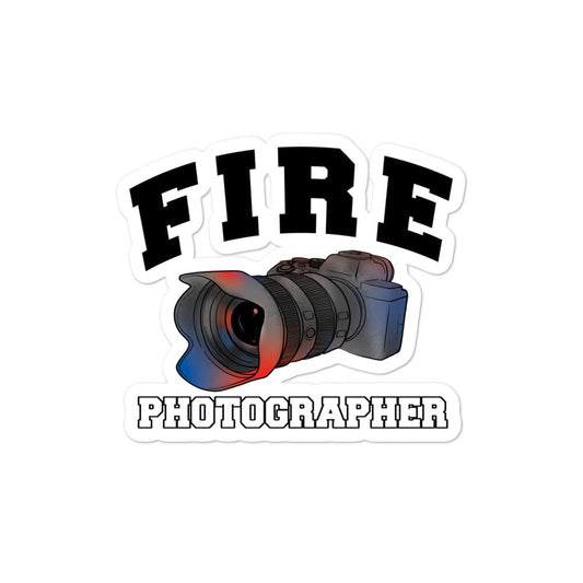 Chief Miller Decal Fire Photographer Decal Apparel