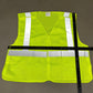 Chief Miller Employee Apparel ASN INC Yellow Reflective Safety Vest Unisex Sz-Large Neon Yellow 1409224 (New) Apparel