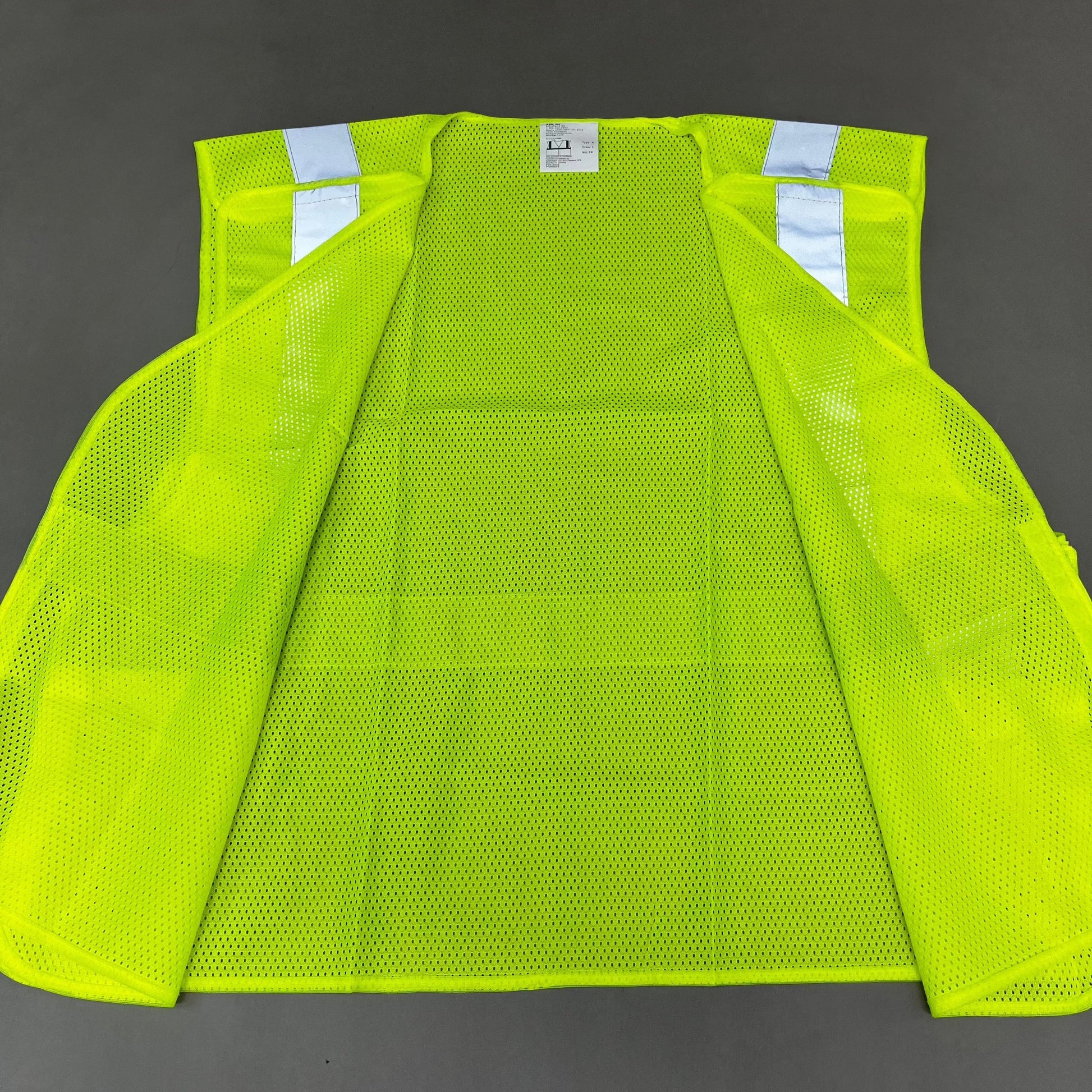Chief Miller Employee Apparel ASN INC Yellow Reflective Safety Vest Unisex Sz-Large Neon Yellow 1409224 (New) Apparel
