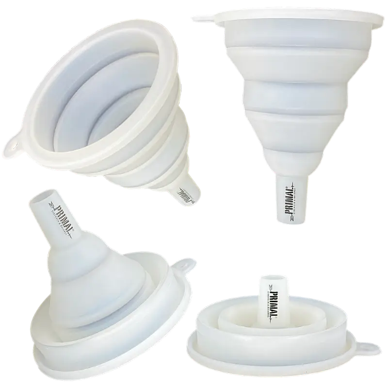 Collapsible Silicone Funnel for Firefighters and Police First Responders