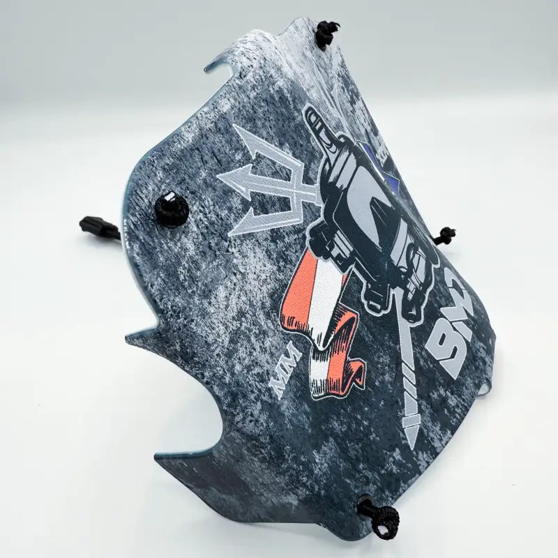 Decorative face shield for first responders including firefighters and police in BA SHIELDS FFM Shield