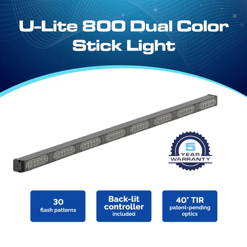 UBL U-Lite 800 Dual Color Stick Light showcasing versatile dual color stick light functionality