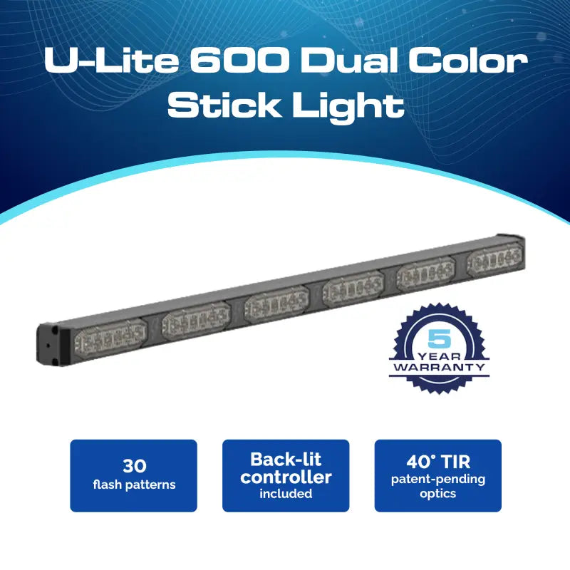 UBL U-Lite 600 dual color stick light showcasing vibrant dual color stick light effects