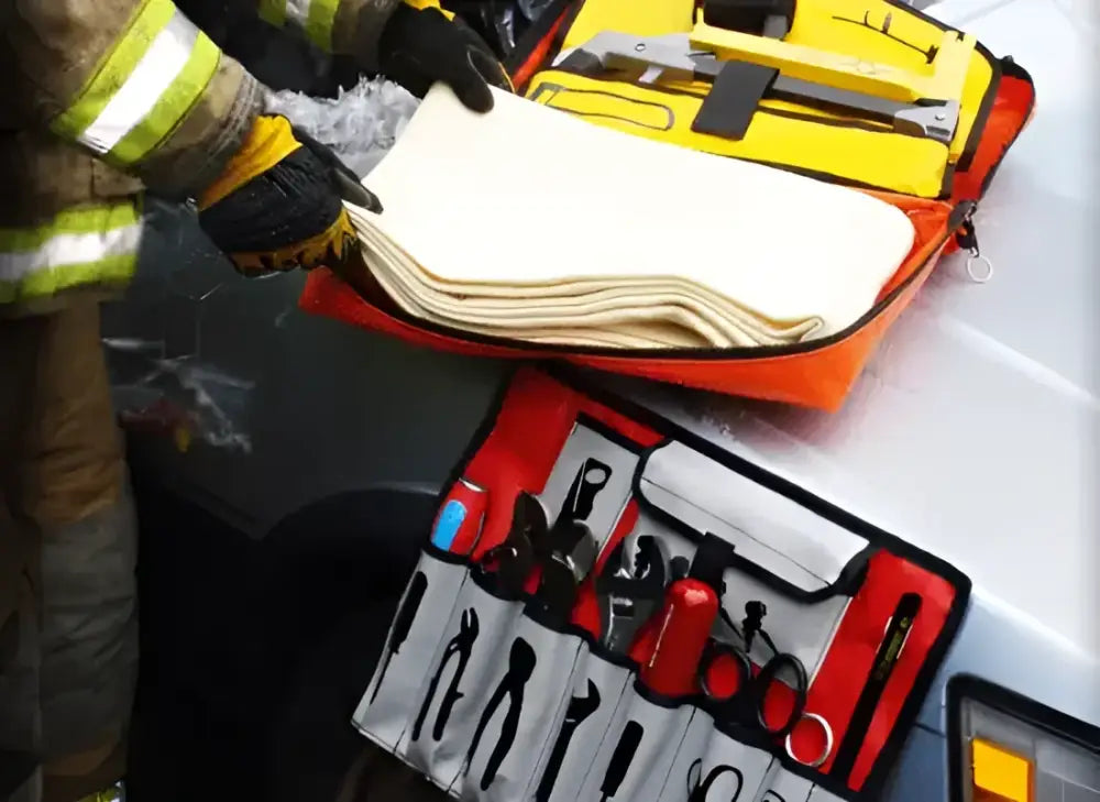 Emergency medical kit for Crash Bag Kit with GlasMaster, a reliable crash bag kit