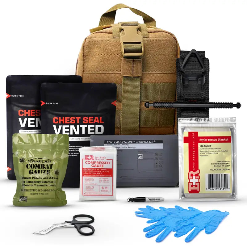 Emergency medical kit for first responders, firefighters, and police in Trauma IFAK Kit
