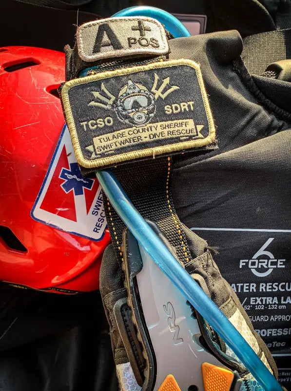 Emergency responder gear with Solas tape BMD Slap Straps for first responders