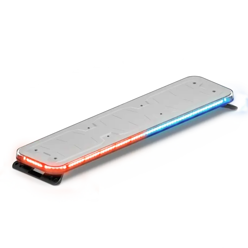 Emergency vehicle light bar featuring Feniex Fusion-S GPL Exterior Light Bar for visibility
