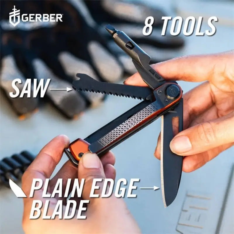 Gerber Gear 1064405 Armbar Trade multi-tool with saw, plain edge blade, limited lifetime