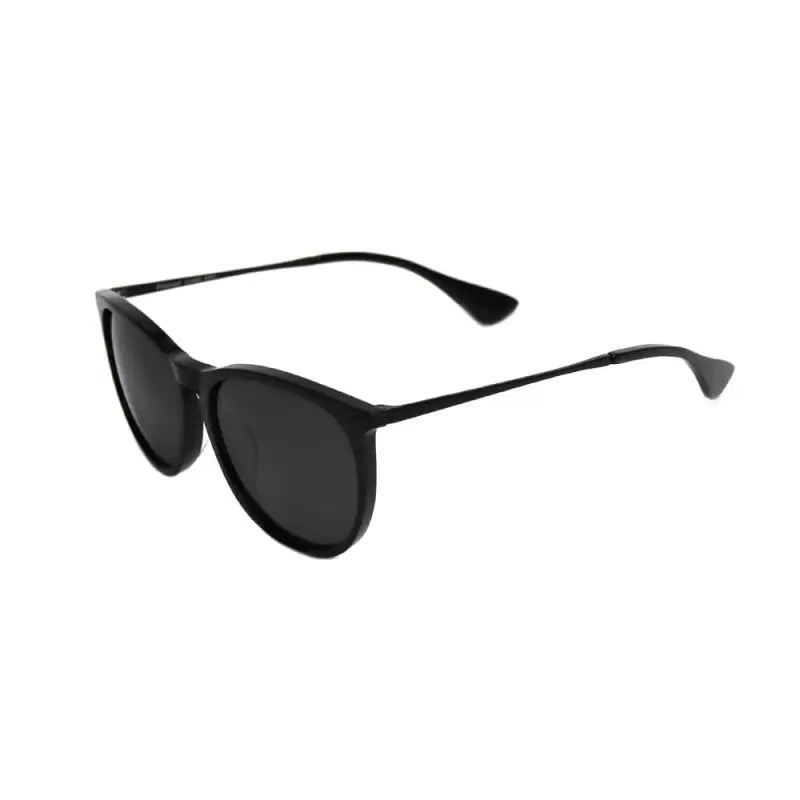 Black round-framed Glorietta sunglasses with dark lenses for free stylish protection