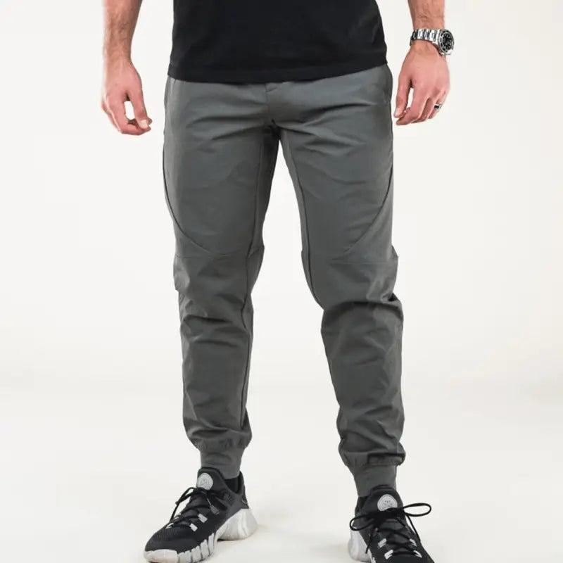 Gray Carrier Traveler Joggers with Concealed Carry and Carrier Retention Waistband