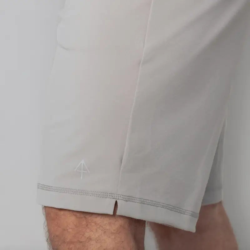 Gray athletic shorts from Carrier Shorts Mk.II ideal for concealed carry by Arrowhead Tactical Apparel