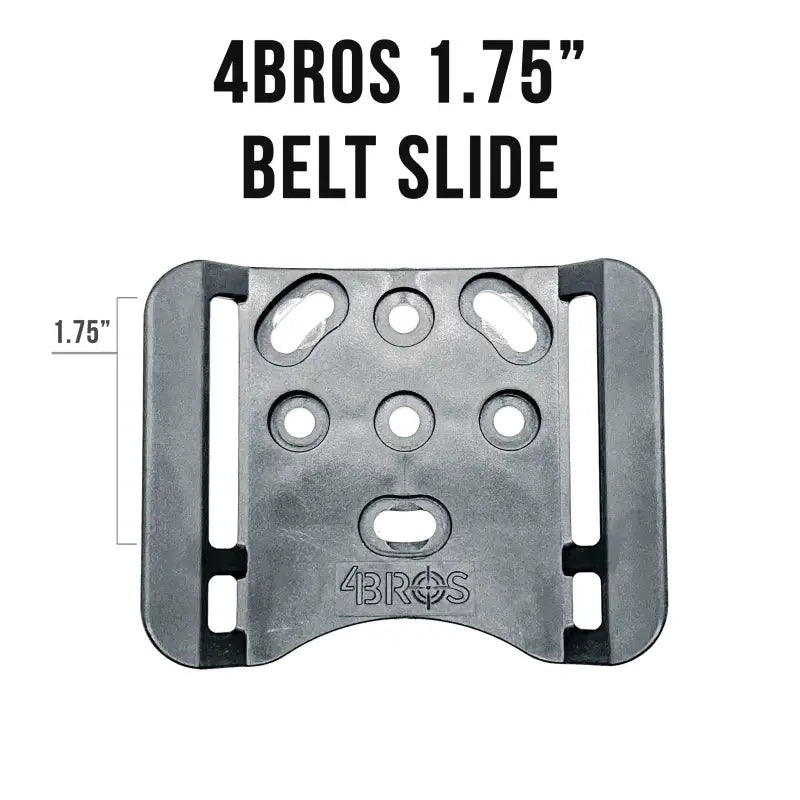 Gray belt slide for Glock 19 with Streamlight TLR-7 OWB Holster by Four Brothers Holsters