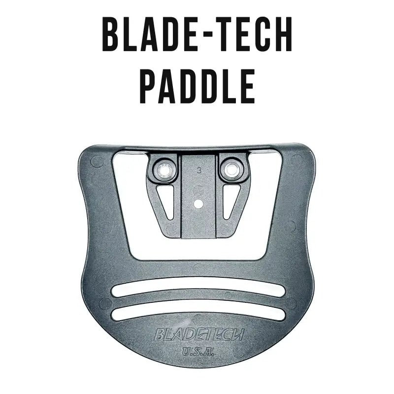 Gray Blade-Tech paddle for Glock 19 TLR-7 X OWB Holster with magazine pouch