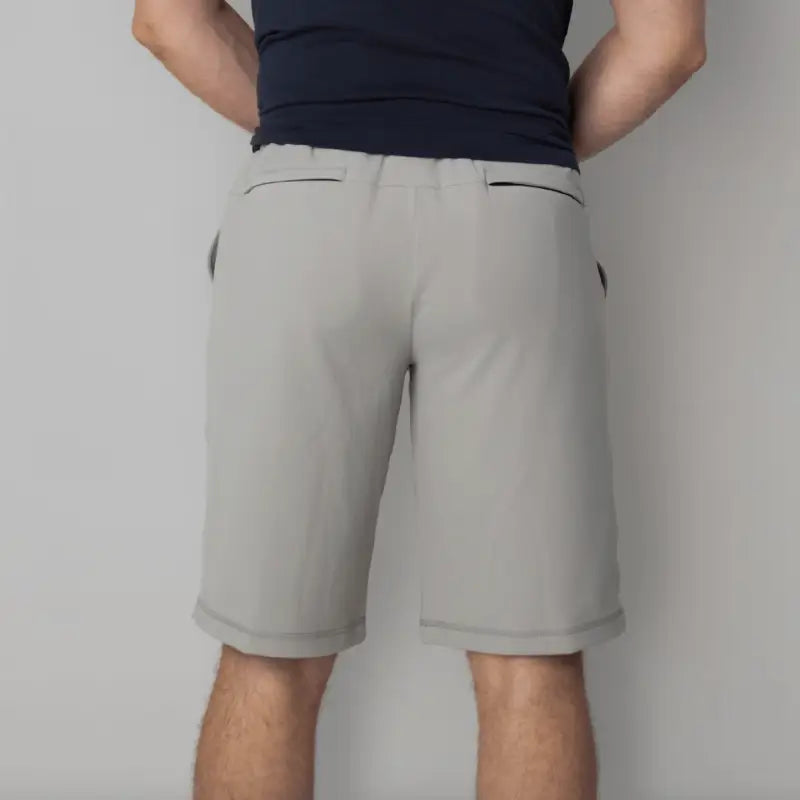 Gray carrier shorts for concealed carry from Arrowhead Tactical Apparel, Carrier Shorts Mk.II