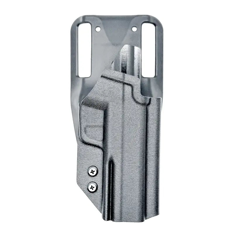 Gray gun holster for Sig Sauer P365-XMacro and P365-XMacro Comp, suitable for duty and competition