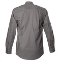 Gray long-sleeved Safari Shirt for Men with two chest pockets, ideal for outdoor essentials