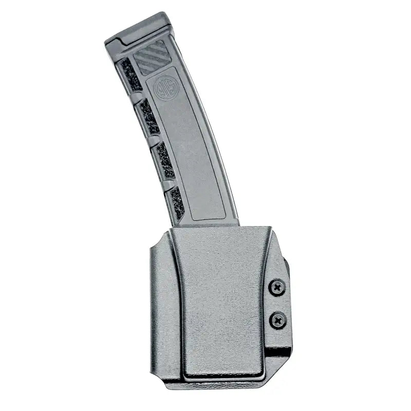 Gray magazine carrier for Sig Sauer MPX magazine holster, durable and discreet storage