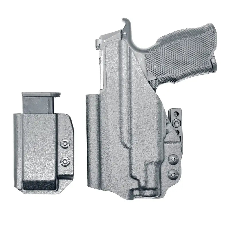 Gray pistol holster with magazine carrier for Sig P365XL Four Brothers Brothers Holsters