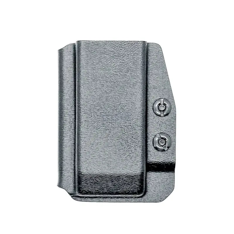 Gray textured belt clip with screws for P320 XTEN magazine holster and retention