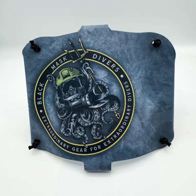 Gray textured mask with Diver logo for first responders, firefighters, and police protection
