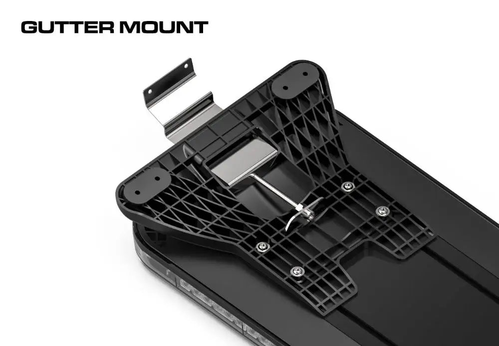 Gutter mount light bar on Feniex Fusion-S GPL Exterior Light Bar for enhanced visibility