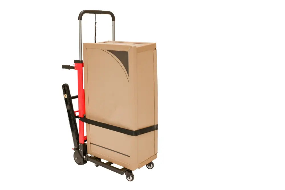 Electric stair climbing hand truck dolly for moving heavy boxes with ease