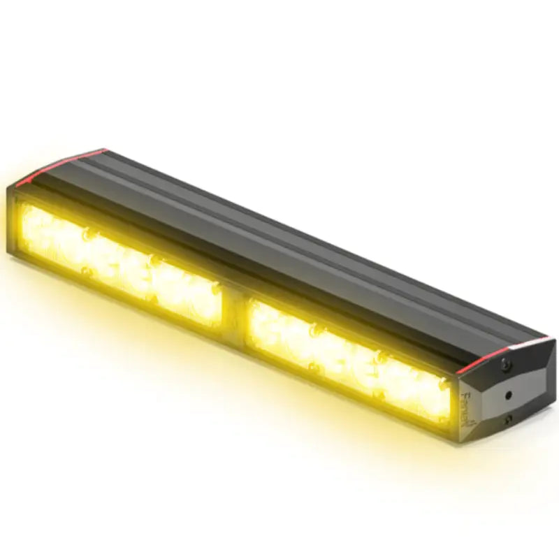 Illuminated amber LED stick light on Feniex Fusion-S for first responders safety