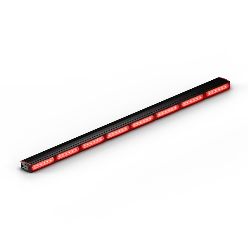 Illuminated black LED light bar on Feniex Quantum 2.0 800 Light Stick for first responders