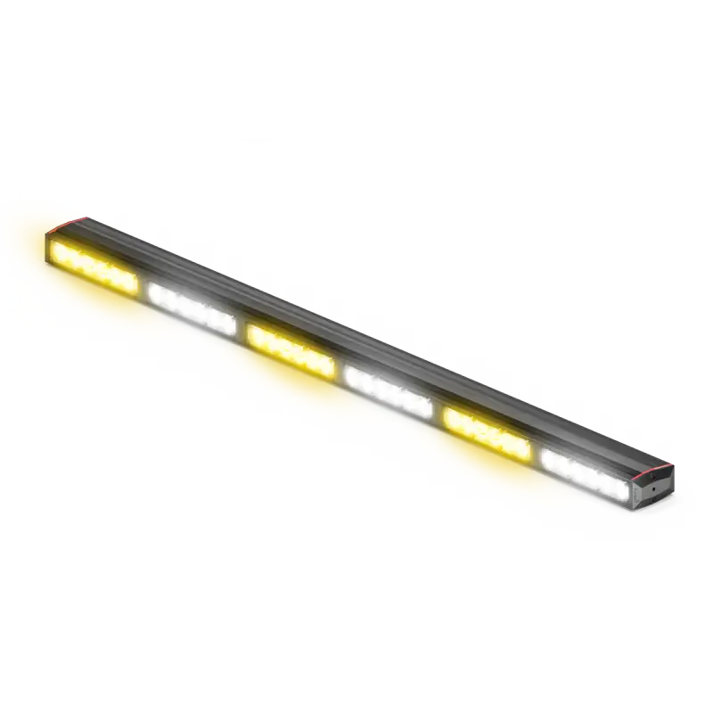 Illuminated LED light bar on Feniex Fusion-S 600 Stick Light for first responders and firefighters
