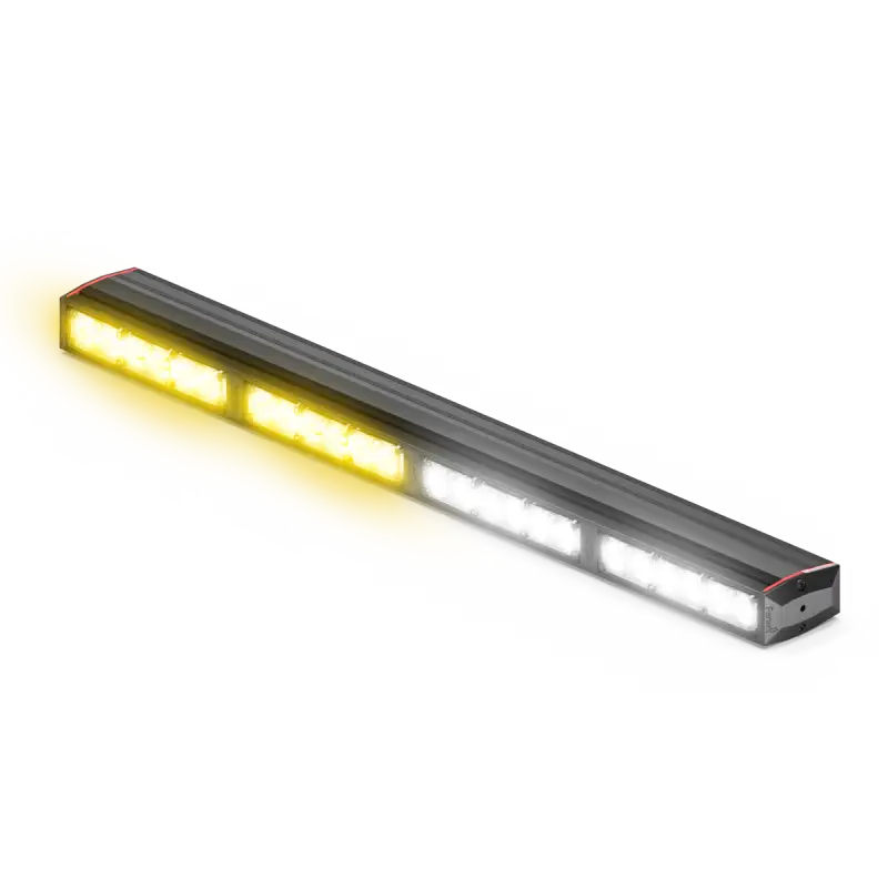 Illuminated LED light bar on Feniex Fusion-S 400 Stick Light for first responders and firefighters