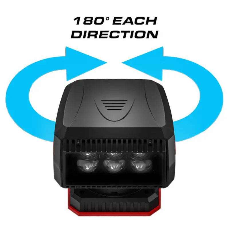 Rotating LED light on Feniex Remote Spot Light for enhanced visibility and safety
