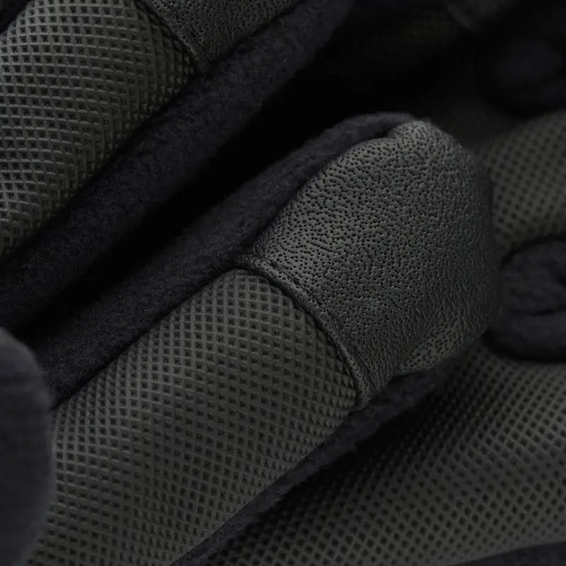 Black tactical glove with textured grip, ideal for M-Tac Gloves Fleece Thinsulate