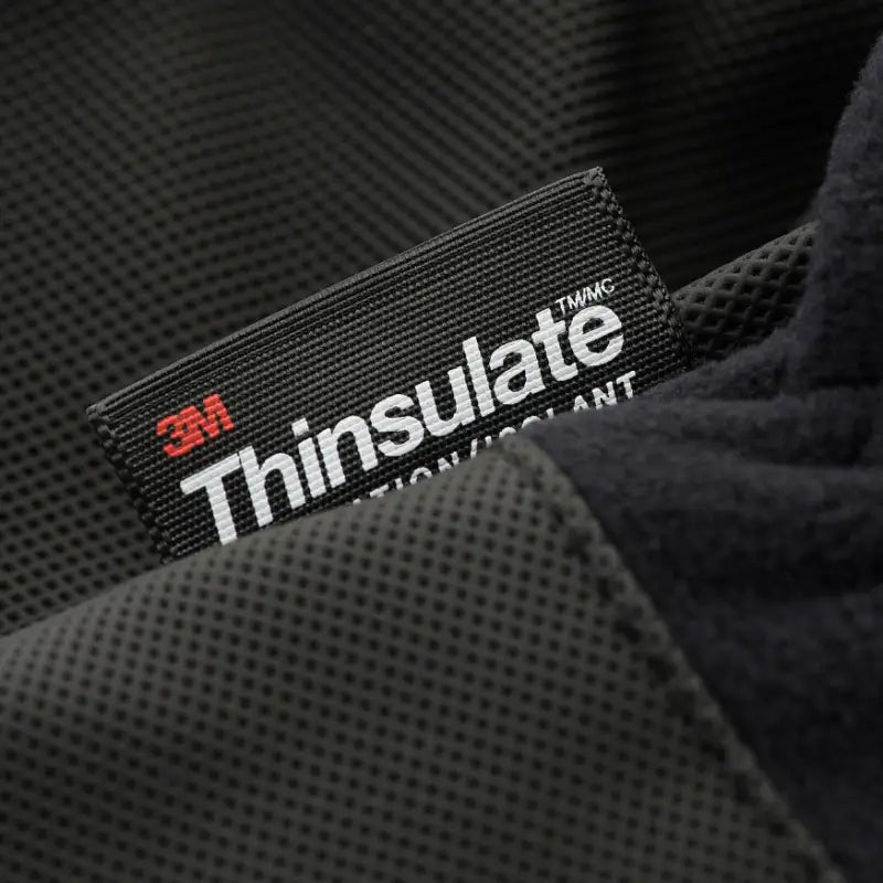 3M Thinsulate label on textured fabric of M-Tac Gloves Fleece Thinsulate