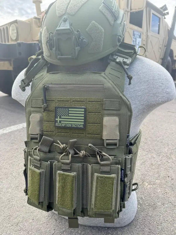 Redemption Tactical CRUSADER 2.0 plate carrier vest with standard 10x12 plates and magazine pouches