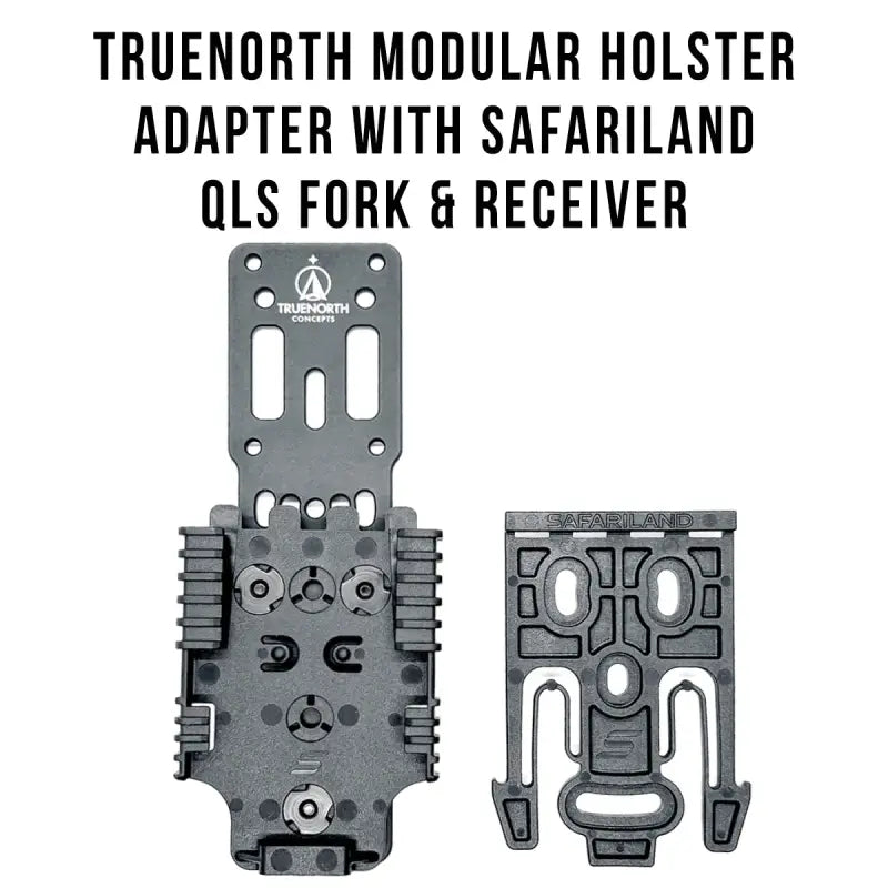 Modular holster adapter with QLS fork for Sig Sauer P365-XMacro and P365-XMacro Comp holster