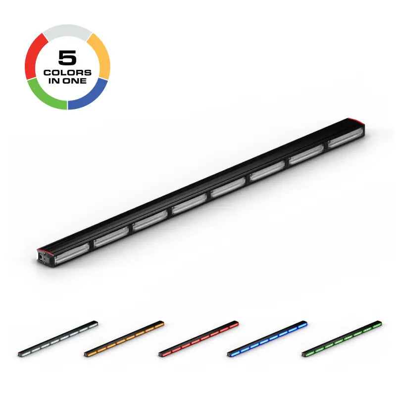 Multi-color LED light bar on Feniex Quantum 2.0 800 Light Stick for first responders