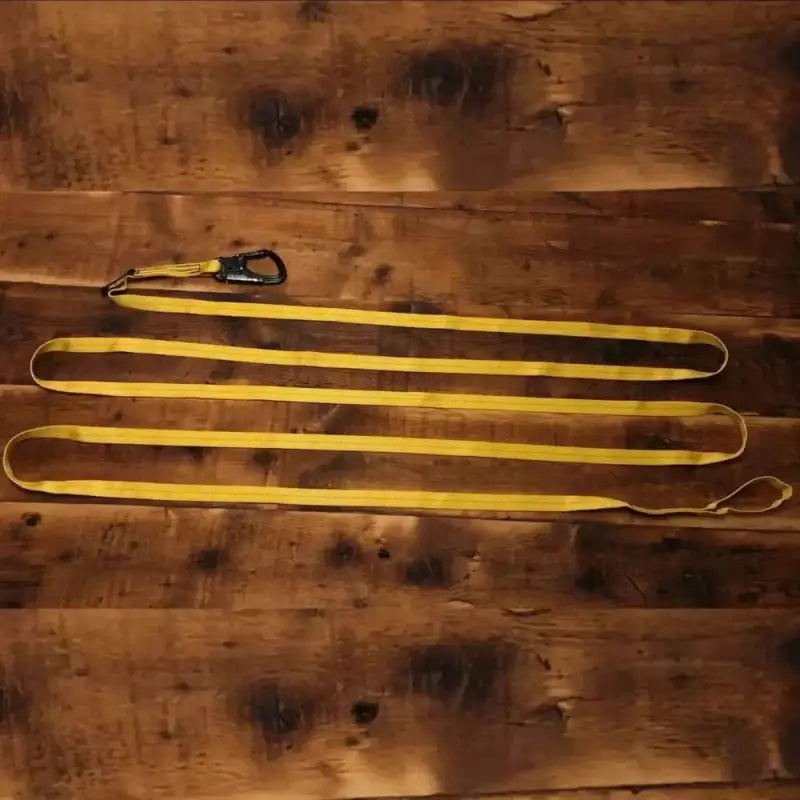 Yellow climbing webbing for Multi Purpose Webbing Kit, ideal for firefighter rescue tool