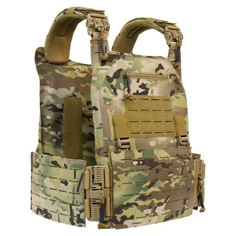 Redemption Tactical Crusader 2.0 XL plate carrier vest with multicam camouflage and MOLLE webbing