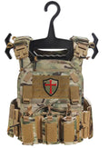 Redemption Tactical Crusader 2.0 plate carrier vest with multicam tactical vest and pouches