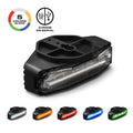 Multicolor LED safety light with 3-mode technology from Feniex Q Series Under Mirror Puck