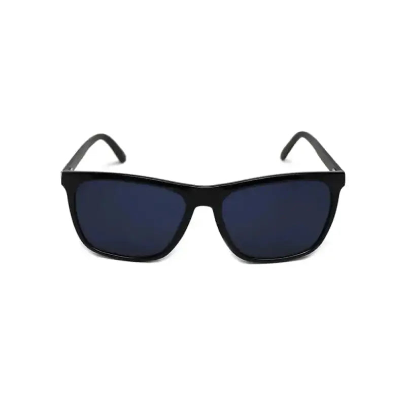 Black-framed NADO sunglasses featuring dark blue lenses for stylish UV protection