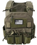 Olive drab Redemption Tactical Crusader 2.0 plate carrier vest with modular pouches and standard 10x12 plate