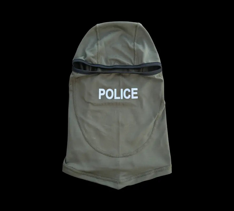 Olive green police balaclava for first responders and police personnel in Ranger Green